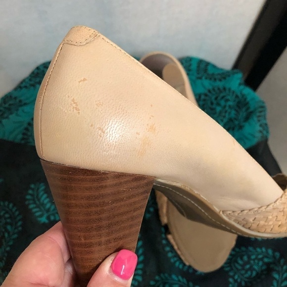 GH Bass & Co Adelyn Peep Toe Heel Size 9 - Picture 3 of 4